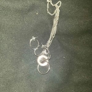 Necklace with matching earrings